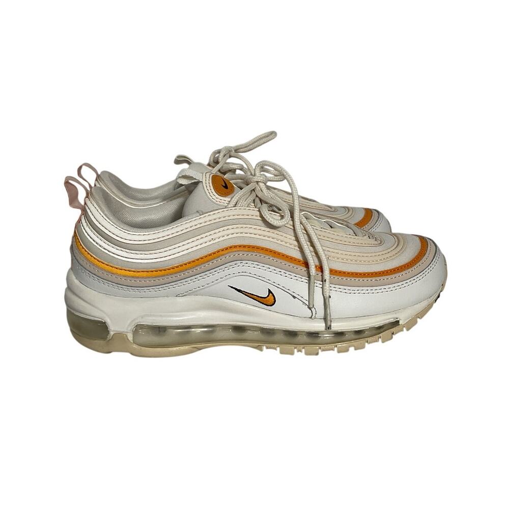 Nike Retro Phantom Light Curry Air Max 97 Euph Sneakers Size 8 - Picture 2 of 6